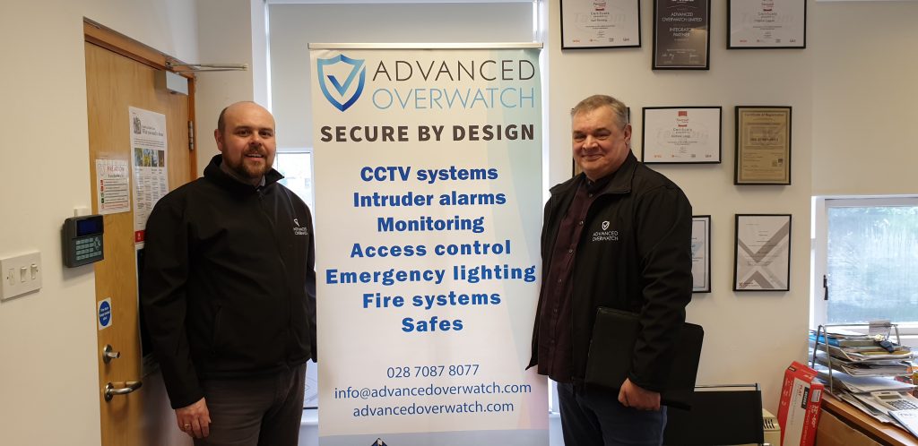 Daryl Archer and Andy Legg from Advanced Overwatch CCTV and Security Solutions