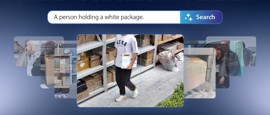 Dahua DSS Professional video search showing matching CCTV footage