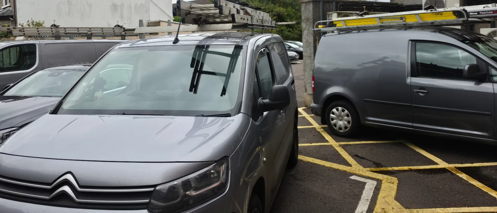 Advanced Overwatch engineer vans with roof ladders